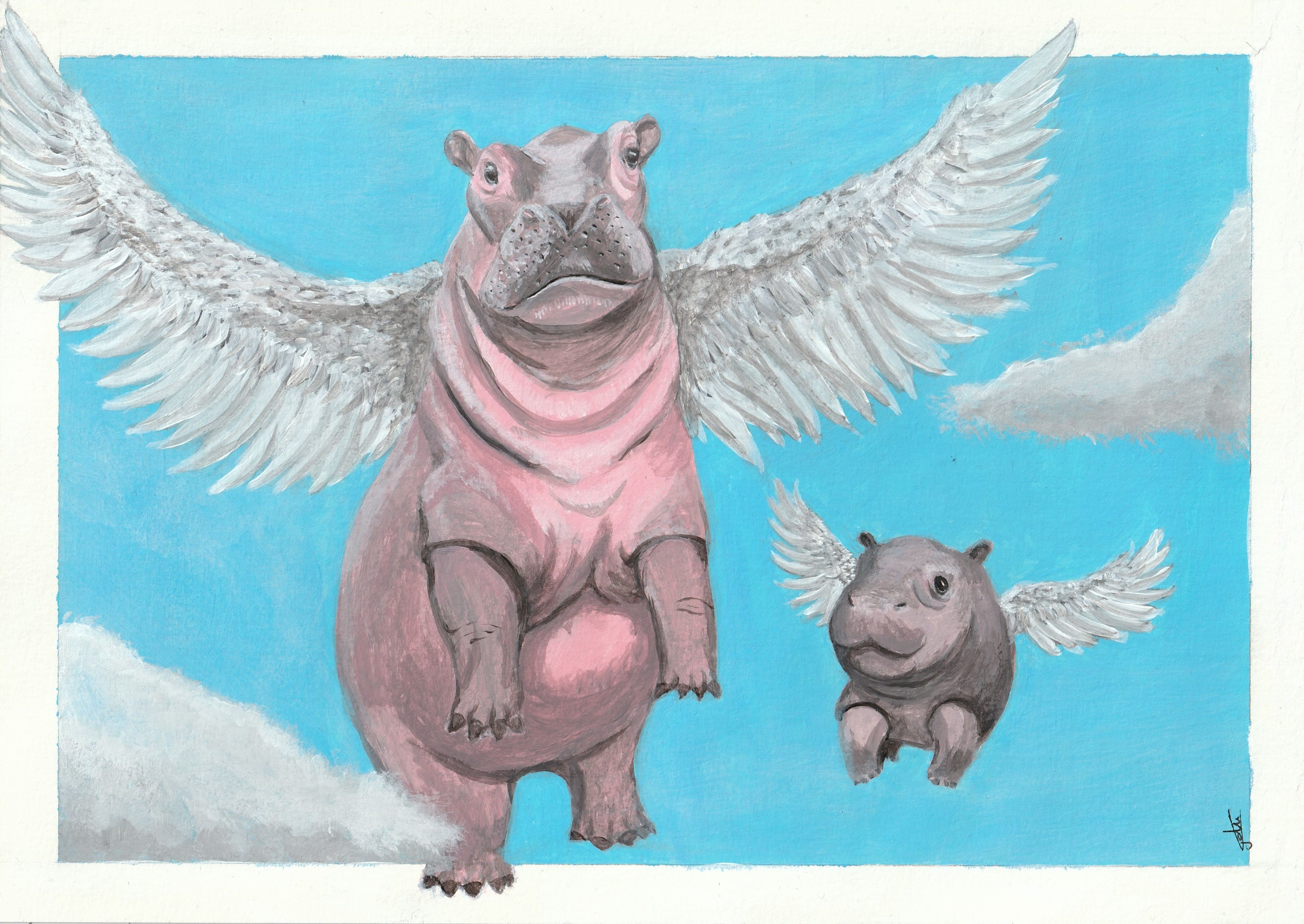 Hippopotames volants